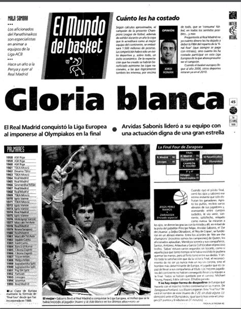 Se cumplen 25 años de la Liga Europea del Madrid de Sabonis La Neta Neta