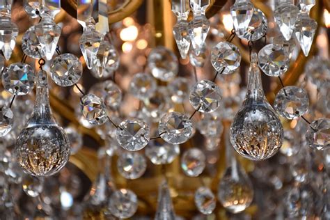 Proantic Grand Lustre En Bronze Dor Et Cristal Maison Baccarat Sig