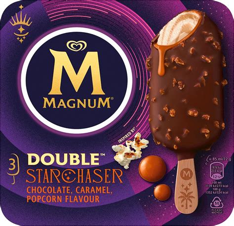 Magnum Helado Double Starchaser Cholocate Caramelo Y Sabor Palomitas