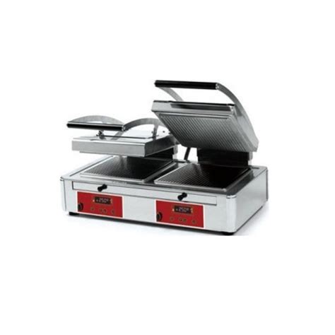 Grill Panini Plaque Rainur E Ou Lisse Double Kw Duplex En Vente