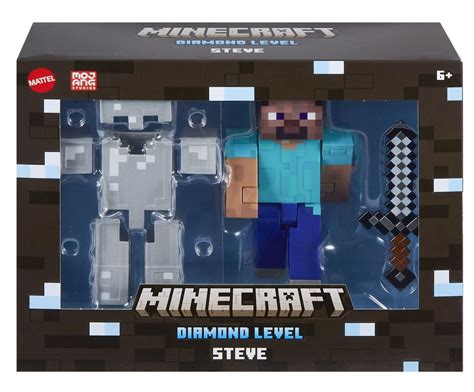 MINECRAFT Steve Diamentowy Poziom HLL30 Figurka Niskie Ceny I Opinie