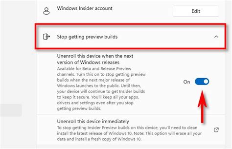 How To Switch From Insider To Stable Builds Of Windows 11