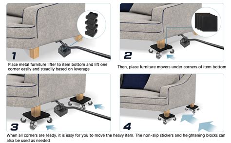 Furniture Movers Elevadores De Muebles Para Muebles Pesados Ruedas