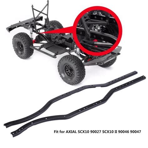 Rail de chassis RC Crawler Rail de cadre de châssis principal en acier