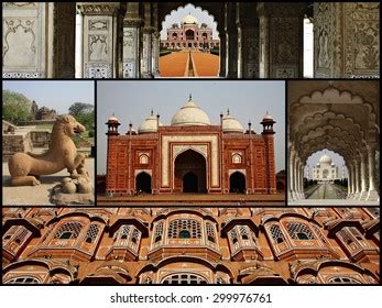 Taj Mahal Collage: Over 113 Royalty-Free Licensable Stock Photos ...