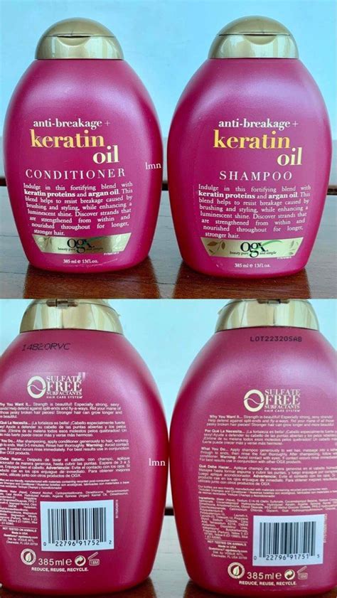 Ogx Shampoo And Conditioner Beauty And Personal Care Hair On Carousell