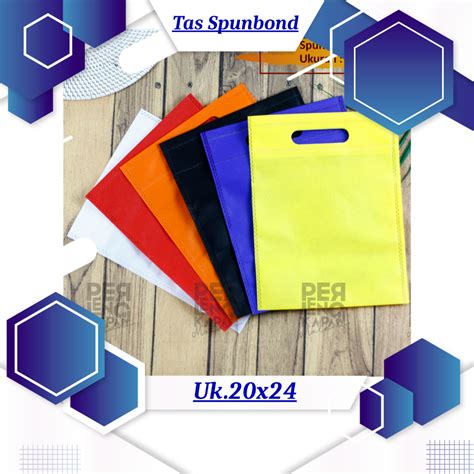 Jual Tas Spunbond Oval Uk 20x24 EGoodybag Laken 75 70 GSM Polos