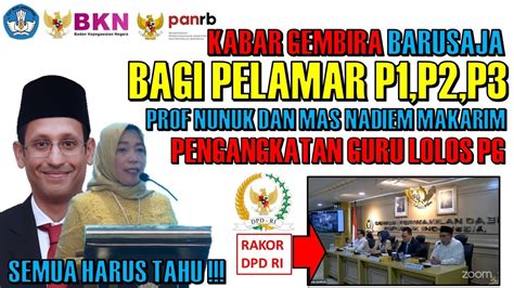 Kabar Gembira Pppk Dibuka Terbaru Dari Prof Nunuk Mas Menteri