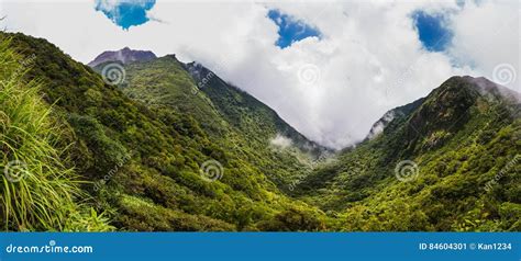 Landscape From Unzen Nita Pass Trail In Unzen Amakusa National Park