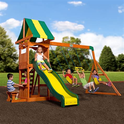 Toys & Games Outdoor Play Backyard Discovery 65113 Weston All Cedar ...