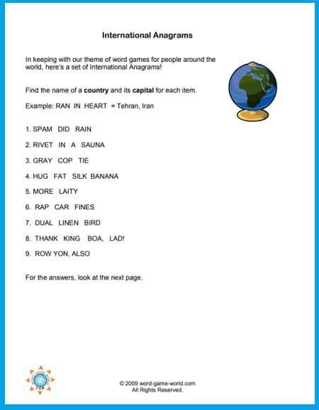 21 Anagrams ideas in 2021 | solving, word games, word puzzles