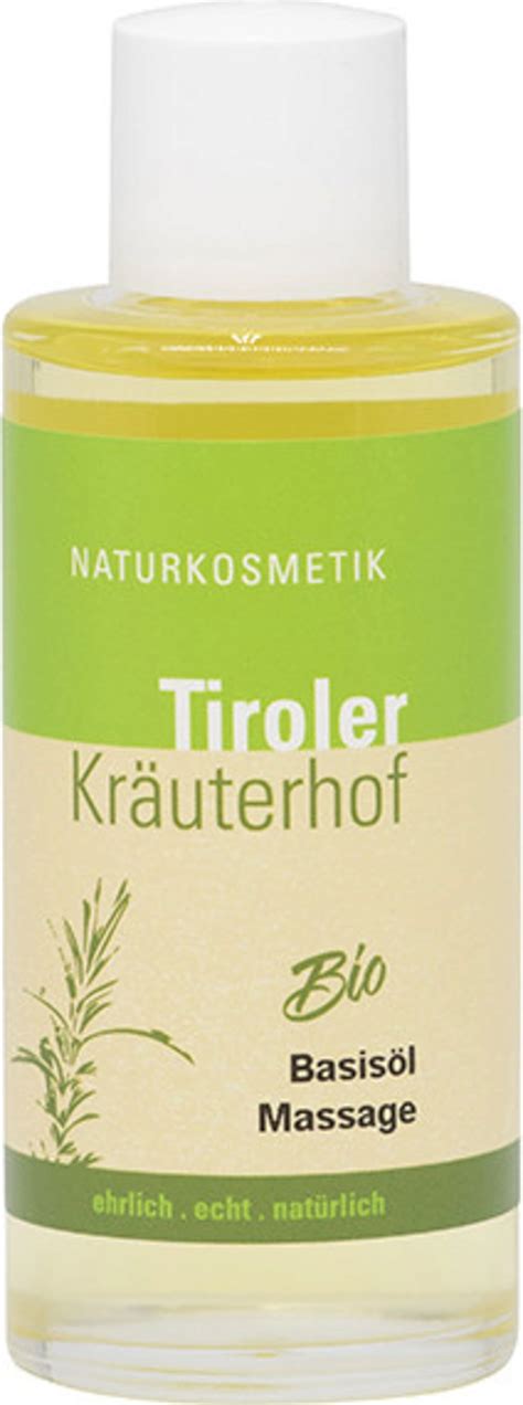 Tiroler Kräuterhof Neutral Massage Base Oil 100 ml Ecco Verde Online