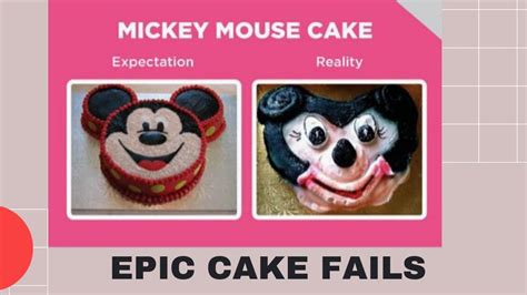 Epic Cake Fails Cake Expectation Vs Reality Pinky 360 YouTube