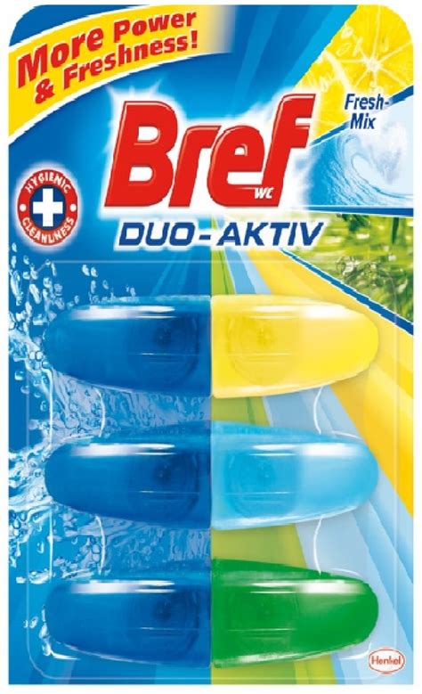 Bref wc gél Duo Aktiv utántöltő 3x50 ml Fresh MIX SzuperDiszkont