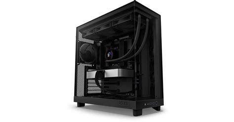 Nzxt H Flow Compact Dual Chamber Mid Tower Case Matte Black