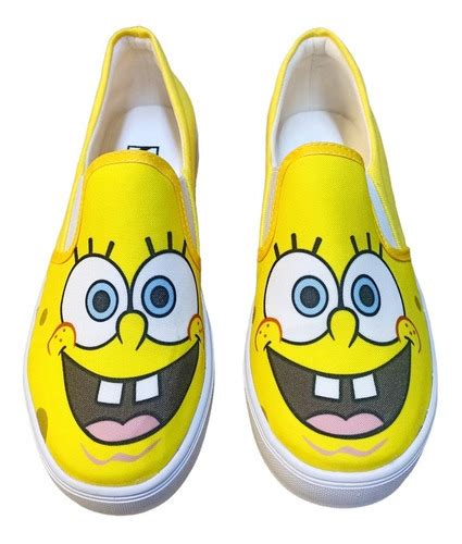 Tenis Zapato Bob Esponja Lona Moda Casual Envio Gratis Full Envío gratis