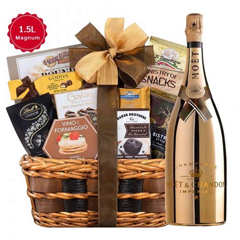 Moet Chandon Bright Night Luminous Imperial Bon Appetit Gift Basket