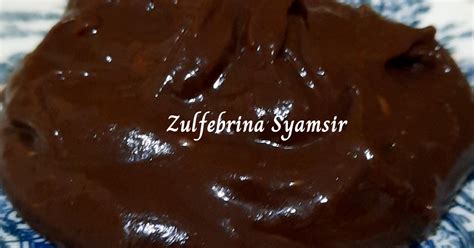 Resep Chocolate Filling Selai Coklat Lumer Oleh Zulfebrina Syamsir