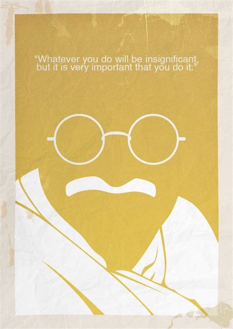 Gandhi Minimalist Poster | Minimalist poster, Small bedroom designs ...