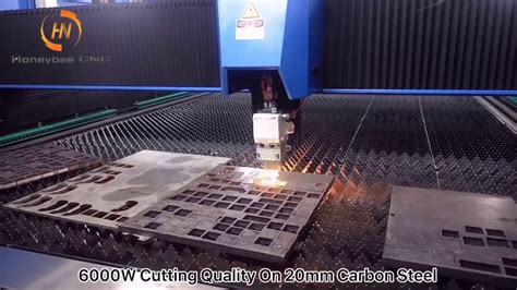 6kw Fiber Laser Cutting 20mm Carbon Steel YouTube