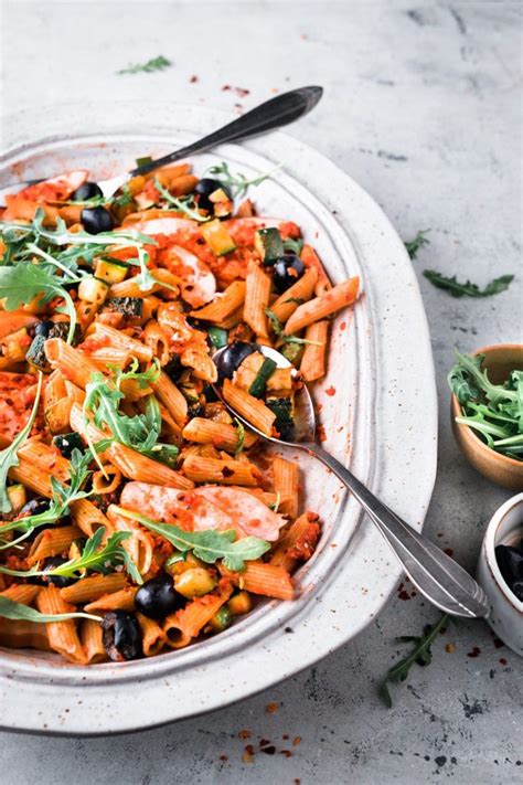 Pastasalade Met Gerookte Kip Snel Klaar Uit Paulines Keuken