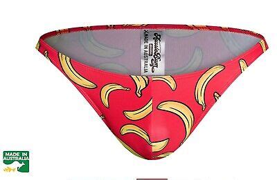 NEW DARING AUSSIEBUM HIGH RISE Coral Red TOP BANANA Bikini Cut Swimwear EBay