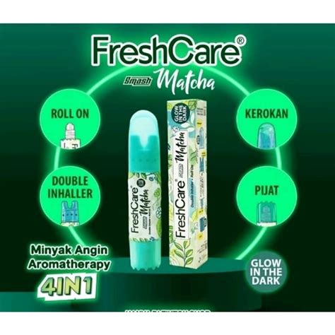 Jual Freshcare Fresh Care Smash Matcha Strong Double Inhaler Roll On