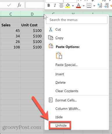 How To Reveal All Hidden Columns In Excel Infoupdate Org