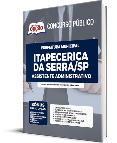 Apostila Prefeitura De Itapecerica Da Serra Sp Assistente