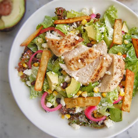 Southwest Chicken Chopped Salad With Cilantro Jalape O Ranch