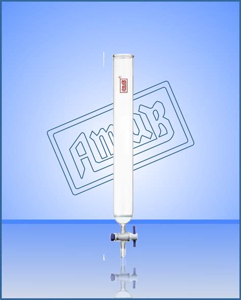 Chromatography Columns With Integral Sintered Disc With PTFE Stopcock