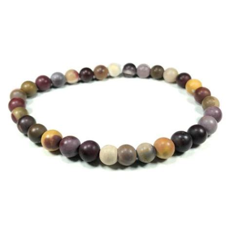 Mookaite Matte Bead Bracelet 6 5mm Gifts From The Earth Geologic