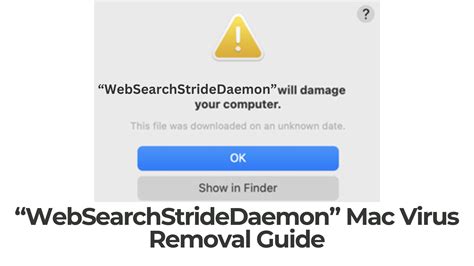 Guía de eliminación del virus WebSearchStrideDaemon para Mac 5 mín