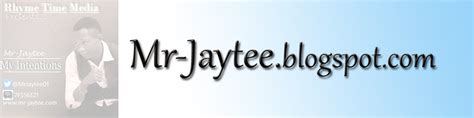 Welcome To Mr Jaytee S Blog