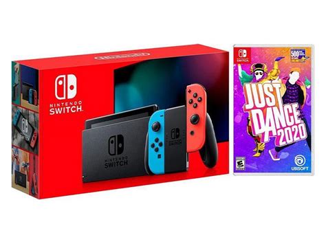 Nintendo Switch Blue and Red Joy-Con Improved Battery Life Console ...