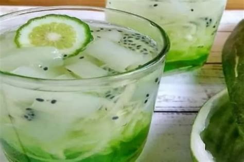 Yuk Bikin Ini Dia Resep Es Timun Nata De Coco Simpel Dan Super