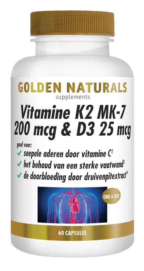 Buy Golden Naturals Vitamin K Mk Mcg D Mcg