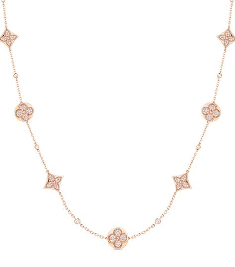 Louis Vuitton Rose Gold And Diamond Colour Blossom Bb Sautoir Necklace