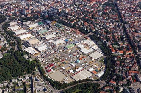 Luftbild München Festgelände des Münchener Oktoberfestes und des