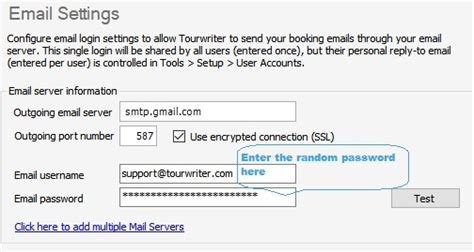 Tourwriter Email Settings Tourwriter Knowledge Base