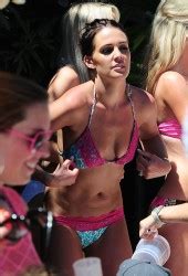 Danielle Lloyd In Bikini At Party At A Pool In Marbella Hawtcelebs