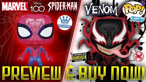 New Funko Pop Spider Man Facet And Venom Miles Morales Preview