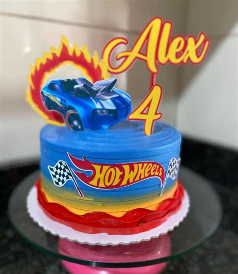 Bolo Hot Wheels ideias fabulosas para decoração de aniversário Artesanato Passo a Passo