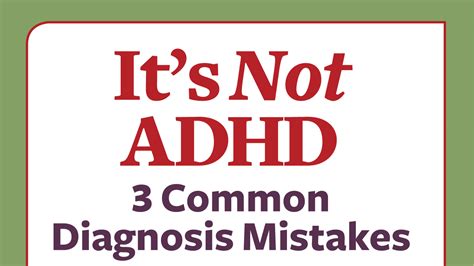 ADHD Symptom and Diagnosis Mistakes: Free Download