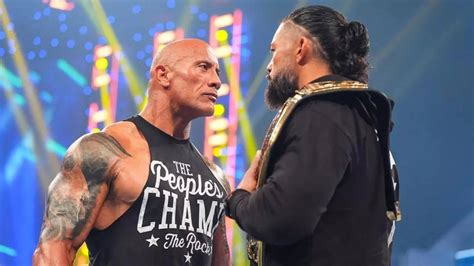 The Rock Vs Roman Reigns The Rock AKA Dwayne Johnson Fires Verbal