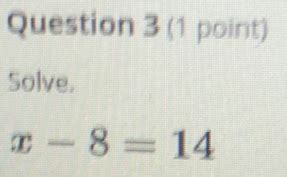 Solved Question Point Solve X Math