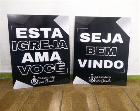 Placa Para Decora O De Igreja Personalizada Lembrancinhas Para