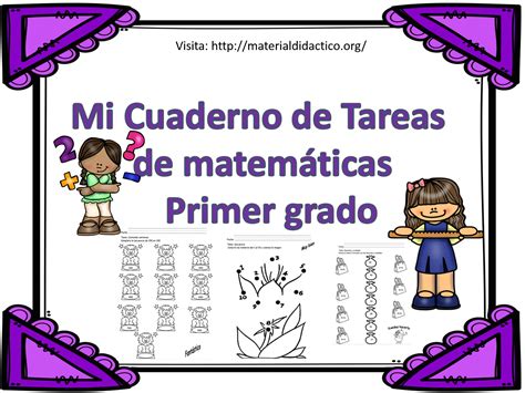 Mi Cuaderno De Tareas De Matemáticas Primer Grado