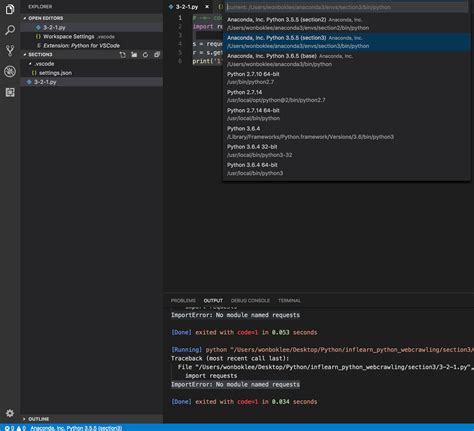 Select Python Interpreter Vs Code
