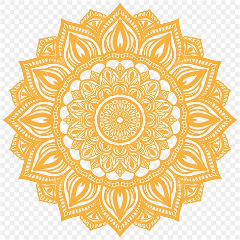 Gold Mandala Pattern Vector Png Images Elengant Gold Mandala Pattern